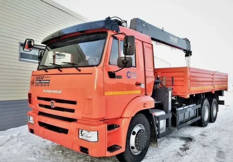 Бортовой автомобиль КАМАЗ 43253 с КМУ Horyong HRS 206